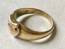 Load image into Gallery viewer, 14k Gold 1917 Bastian Brothers Class or Date Ring - Fine