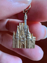 Load image into Gallery viewer, 14k Gold Disney Cinderella Castle