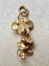 Load image into Gallery viewer, 14k Vintage Disney Minnie Mouse Charm