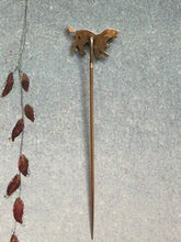 Load image into Gallery viewer, 18k Vintage Dog Stickpin with Diamond and Ruby Collar -
