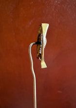 Load image into Gallery viewer, Vintage 14k Gold Diamond Eyed Owl on Wishbone Branch