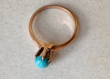 Load image into Gallery viewer, 10k Gold Ostby Barton Turquoise Ring - Rings