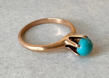 Load image into Gallery viewer, 10k Gold Ostby Barton Turquoise Ring - Rings