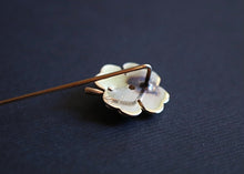 Load image into Gallery viewer, 14k Gold & Diamond 4-Leaf Clover Stick Pin in Original Box