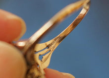 Load image into Gallery viewer, 14k Gold & Moonstone Art Nouveau Ring - Jewelry
