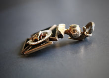 Load image into Gallery viewer, 14k Masonic Knight’s Templar Fob / Medal / Medallion /
