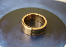 Load image into Gallery viewer, 1886 14k Gold and Hair Work Mourning Ring