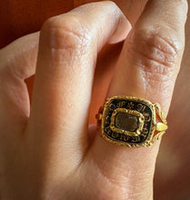 Load image into Gallery viewer, 18k Georgian Mourning Ring