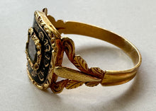 Load image into Gallery viewer, 18k Georgian Mourning Ring