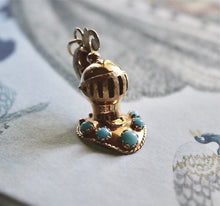 Load image into Gallery viewer, 18k Gold Knight’s Helmet - CHARM