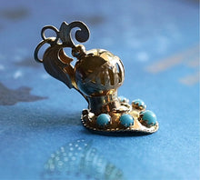 Load image into Gallery viewer, 18k Gold Knight’s Helmet - CHARM