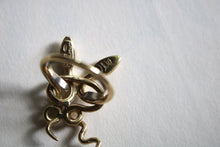 Load image into Gallery viewer, 18k Gold Lalaounis Double Snake Ring - Signed Fine Jewelry