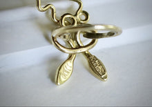 Load image into Gallery viewer, 18k Gold Lalaounis Double Snake Ring - Signed Fine Jewelry