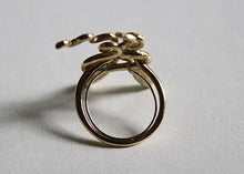 Load image into Gallery viewer, 18k Gold Lalaounis Double Snake Ring - Signed Fine Jewelry