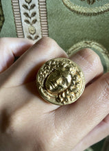 Load image into Gallery viewer, 18k Gold & Ruby Medusa Ring