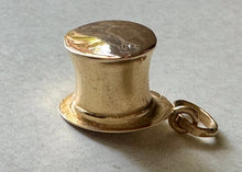 Load image into Gallery viewer, 18k Gold Top Hat Charm or Pendant - Fine Jewelry