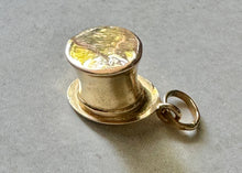 Load image into Gallery viewer, 18k Gold Top Hat Charm or Pendant - Fine Jewelry