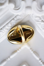 Load image into Gallery viewer, 18k Onyx & Diamond Statement Ring - Fine Jewelry