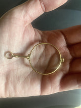 Load image into Gallery viewer, Antique 18k Gold Monocle Quizzing Glass Pendant