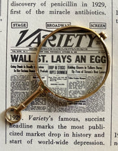 Load image into Gallery viewer, Antique 18k Gold Monocle Quizzing Glass Pendant