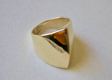 Load image into Gallery viewer, Bold Modern Architectural 14k Gold Ring