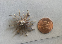 Load image into Gallery viewer, Circa 1910’s 14k and 12k Gold Celestial Vintage Brooch -