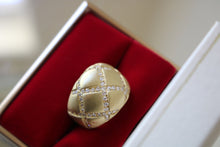 Load image into Gallery viewer, 18k Gold & Diamond Bombé Ring by Le Triomphe