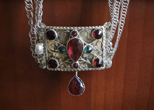 Load image into Gallery viewer, Stunning Georgian Solid Silver Choker / Necklace