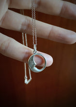 Load image into Gallery viewer, Tiffany & Co. “Man in the Moon” Sterling Silver Necklace