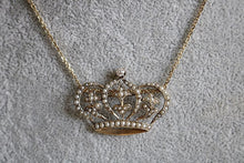 Load image into Gallery viewer, Victorian 14k Yellow Gold Seed Pearl & Diamond Crown
