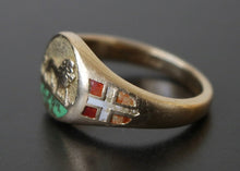 Load image into Gallery viewer, Vintage 14k Gold Sons of Italy Ring - Rings
