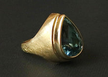 Load image into Gallery viewer, Vintage 18k Gold and Topaz Ring by Burle Marx Ring