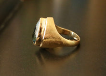 Load image into Gallery viewer, Vintage 18k Gold and Topaz Ring by Burle Marx Ring