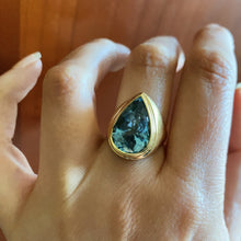 Load image into Gallery viewer, Vintage 18k Gold and Topaz Ring by Burle Marx Ring