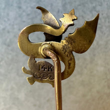 Load image into Gallery viewer, 14k Antique Dragon Stickpin