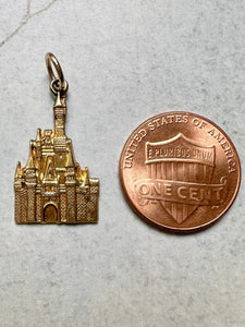 14k Gold Disney Cinderella Castle