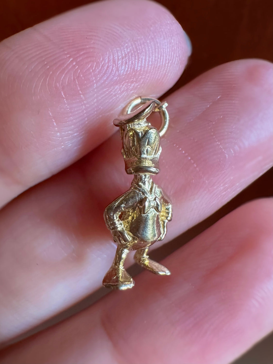 14k Vintage Donald Duck Charm