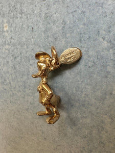 14k Vintage Donald Duck Charm