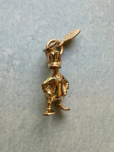 14k Vintage Donald Duck Charm