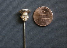 Load image into Gallery viewer, 14k Gold and Diamond Art Nouveau “Chauffeur” Stickpin