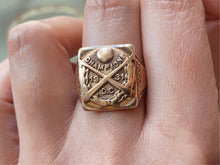 Load image into Gallery viewer, 14k Gold Baseball Champ Ring