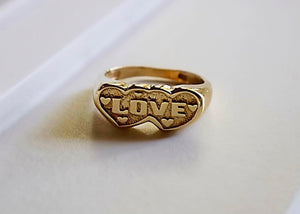 14k Gold “Love” Ring