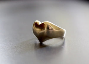 14k Gold “Witch’s Heart” Ring