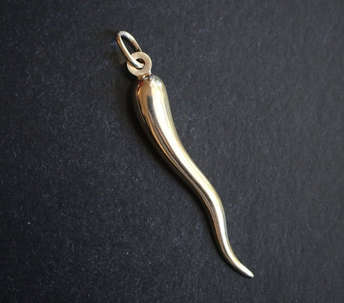 14k Italian Horn or “Cornicello” - Fine jewelry
