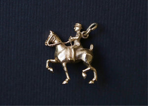 18k Gentleman on Horseback - Equestrian