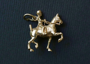 18k Gentleman on Horseback - Equestrian