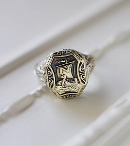 1929 Art Deco Class Ring - Fine Jewelry