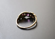 Load image into Gallery viewer, Antique 18k Gold Ruby and Diamond Ring