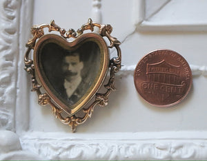 Antique, Gold-Filled Mourning Pin