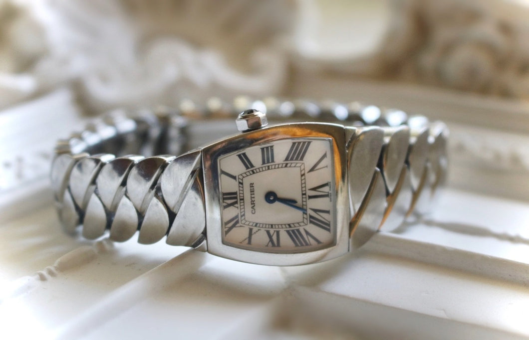 Cartier La Dona Watch in Stainless Steel with Original Box